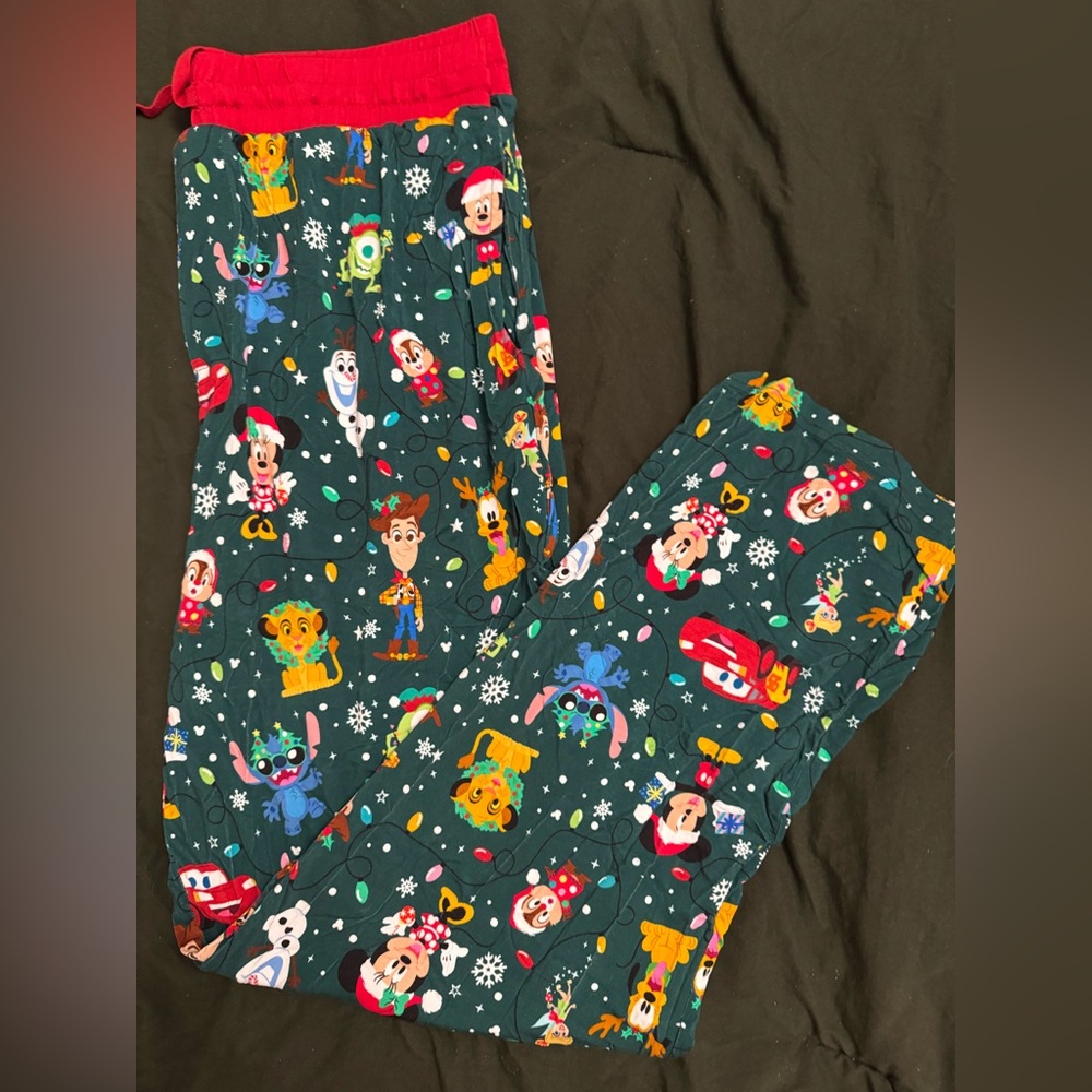 Little sleepies, men’s pants, Disney Pixar Christmas, size LG